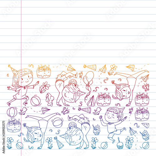cleaning services company vector monochrome pattern on white background, drawing gradient, notebooks lined