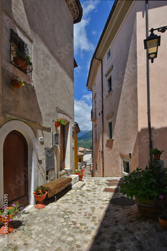 Barrea  Italy  12 7 2019. Holidays in a town in the Abruzzo National Park