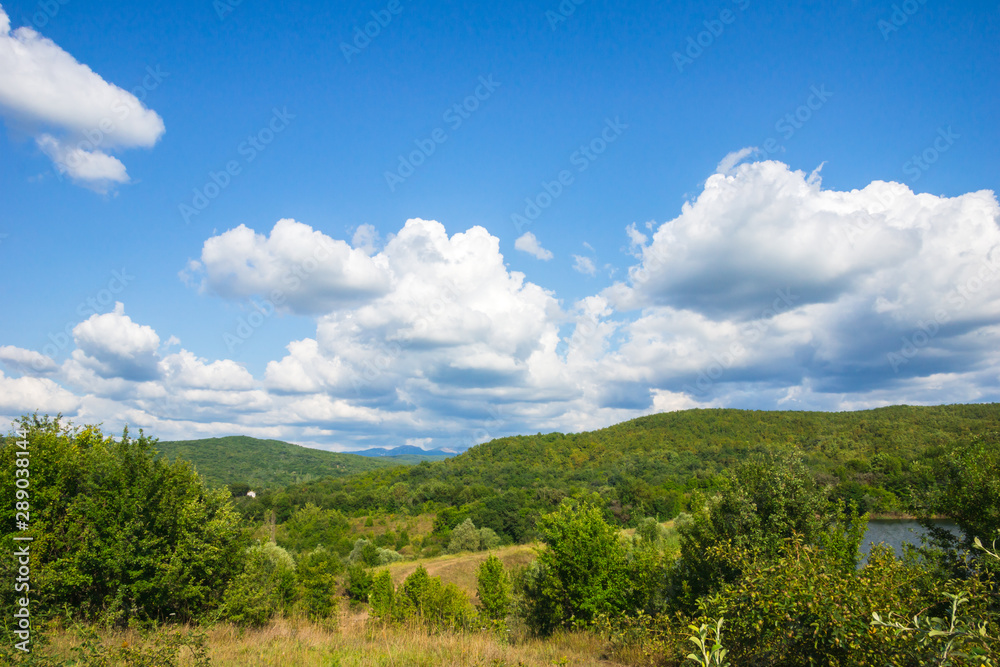 Summer landscape. Crimean mountains