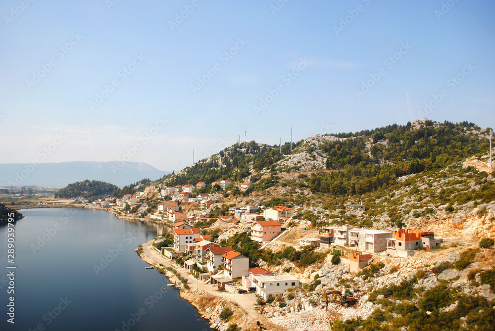 View of the Mediterranean bay, Neum (Bosnia and Herzegovina)