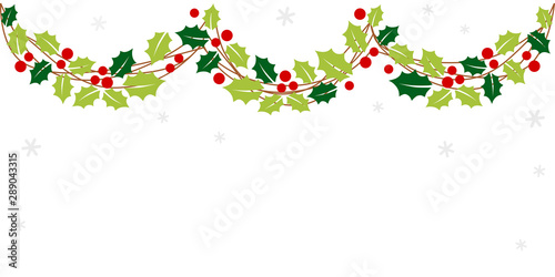 Christmas garland frame - Christmas set.