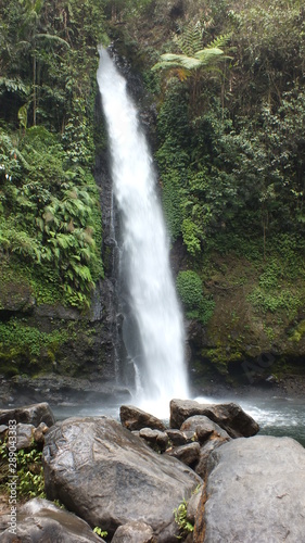 water fall at the gede mountain