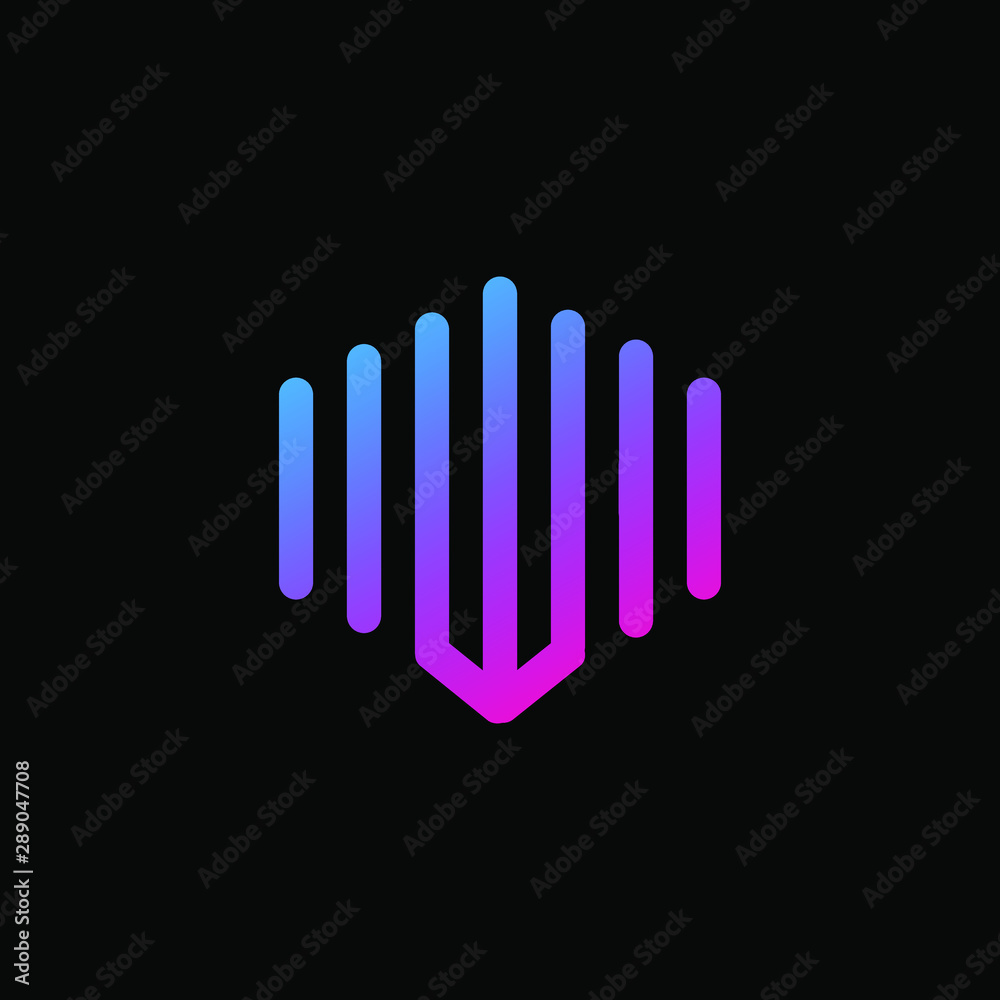 letter W abstract for information technology and digital. minimalist sound music equalizer icon. audio logotype Unique and simple element. -vector letter W abstract for information technology and digital. minimalist sound music equalizer icon. audio logotype Unique and simple element. -vector