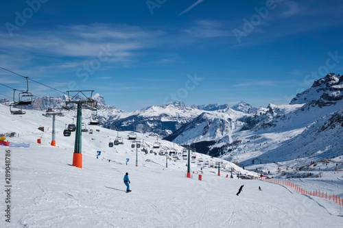 Ski resort in Dolomites, Italy © Dmitry Rukhlenko