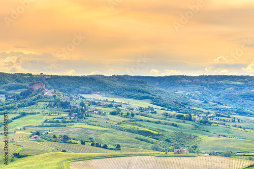 Amazing landscape near Orvieto, Italy, region Umbria