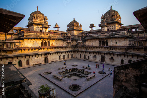 Royal Temple in Orchha, India photo