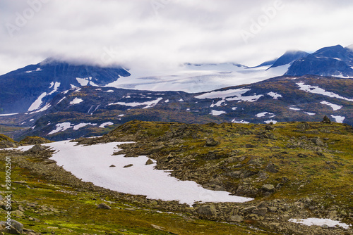 Mountains landscape. Norwegian route Sognefjellet © anetlanda