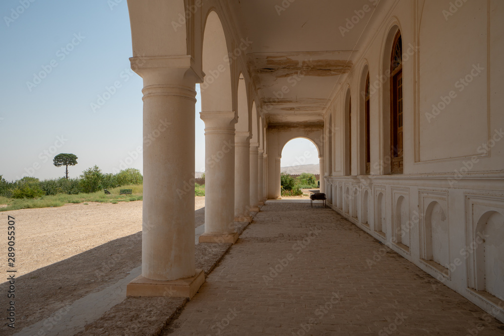 Bagh-e Jehan Nama Palace in Khulm, Balkh Province, Afghanisten (August 2019)