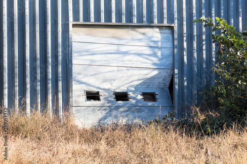 Принти на полотні Broken garage door