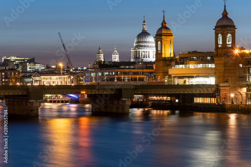 The Millenium Bridge and St Paul's Cathedral © Yogesh
