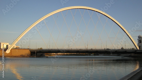 Fototapeta Naklejka Na Ścianę i Meble -  Bridge. Kazakhstan (Nur-Sultan)