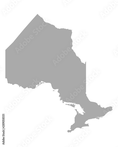 Karte von Ontario