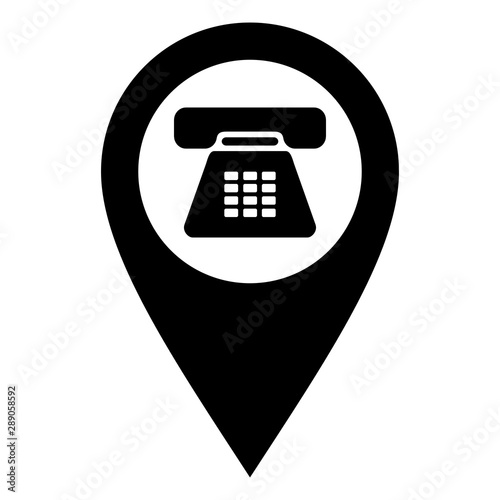 Telefon und Kartenmarkierung
