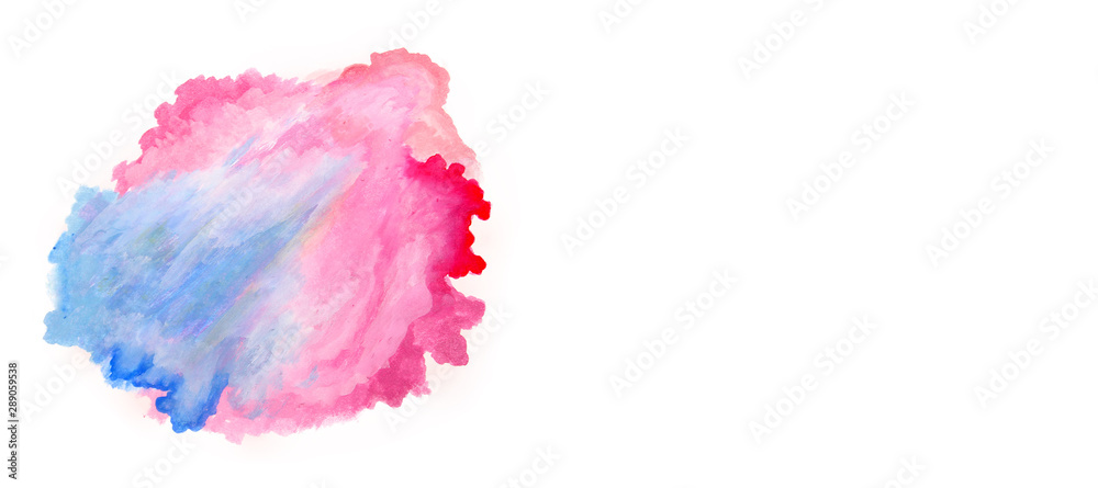 Obraz premium colorful watercolor on White background.