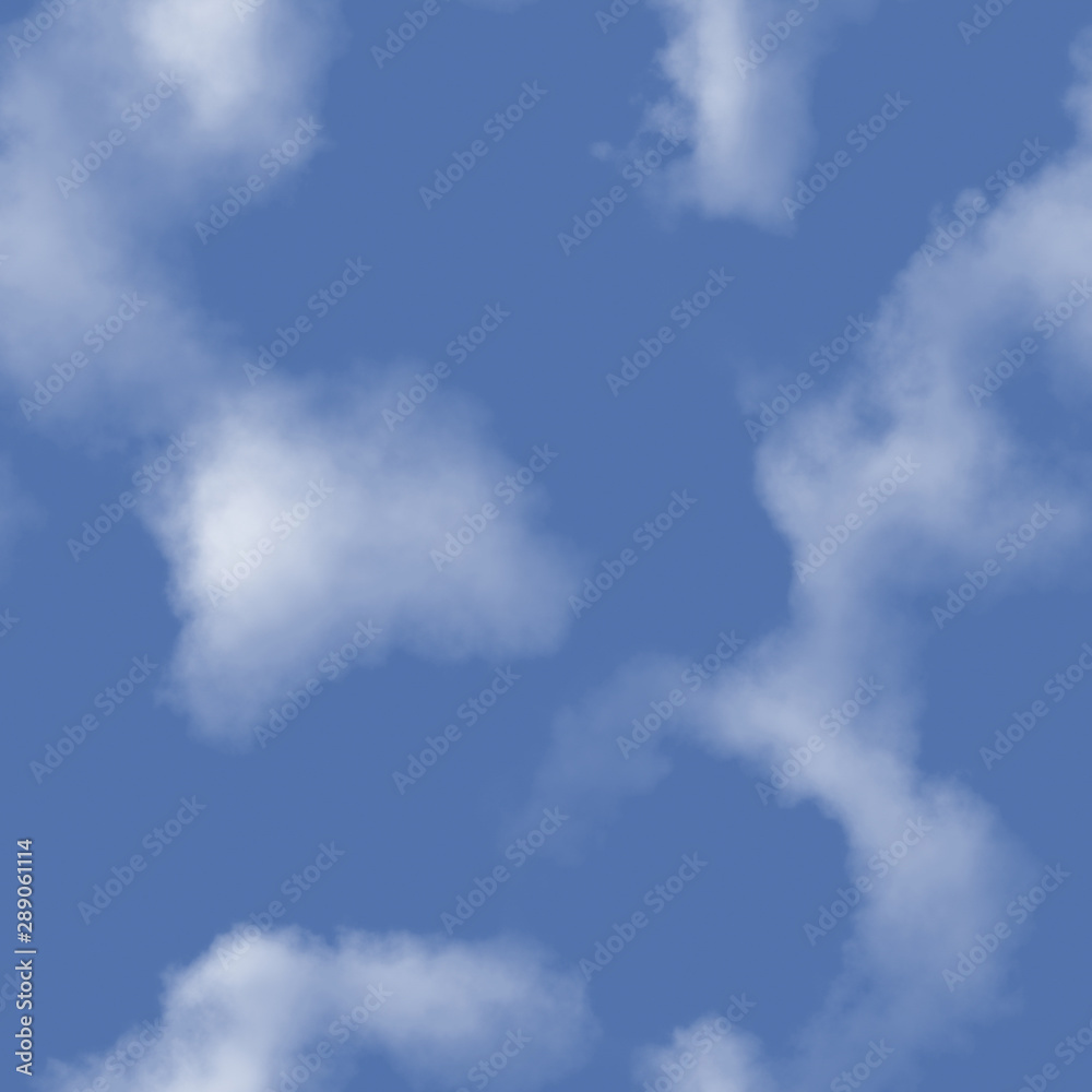 blue sky with clouds