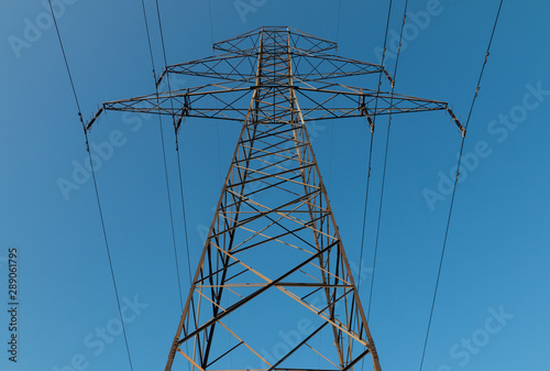 High voltage trasmission tower