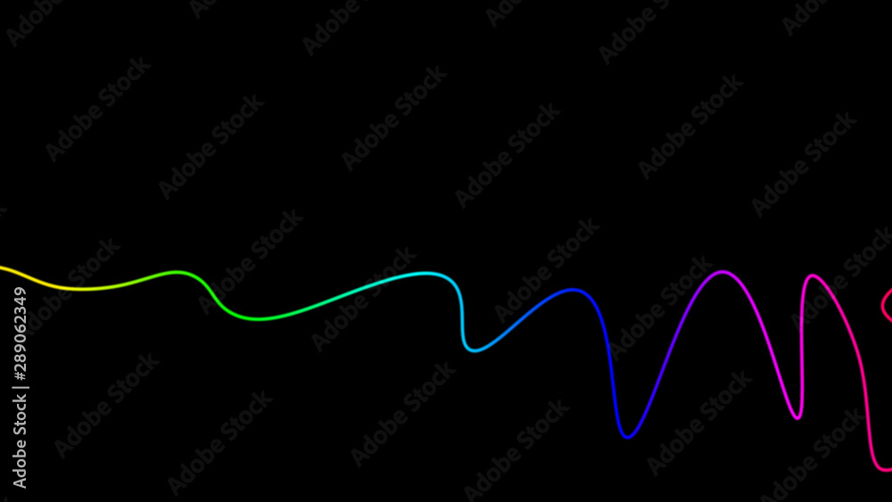 Colorful sound waves for party, DJ, pub, discos. Audio equalizer technology. illustration for mobile app.