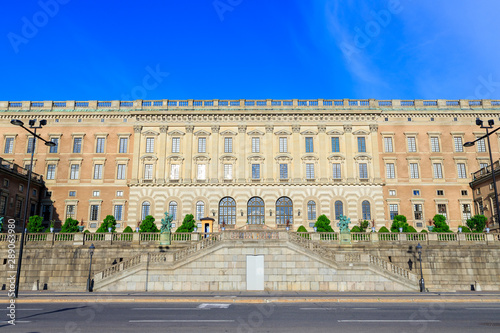 Stockholm, Sweden. The Royal Palace in Stockholm. Kungliga slottet. It was finally completed in only in 1760 photo