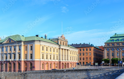 Stockholm, Sweden. Arvfurstens Palace (Arvfurstens palats) in Stockholm. Built in the 18th century by order of King Gustav Adolf. Since 1906, the Ministry of Foreign Affairs photo