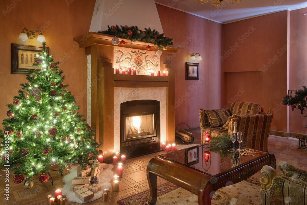 Christmas living room