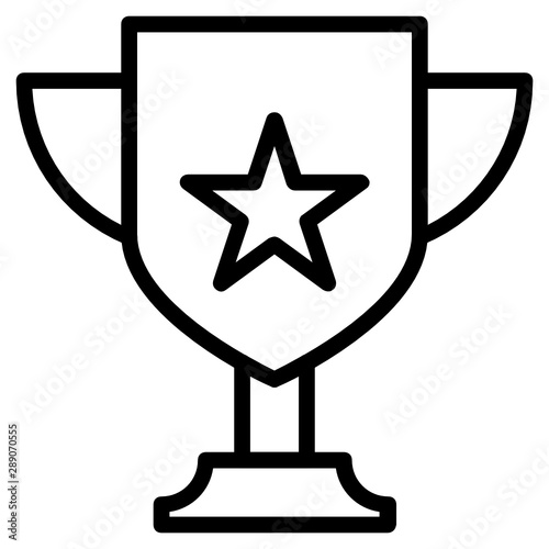 Achievement, award, cup, prize, success, trophy, winner vector icon photo