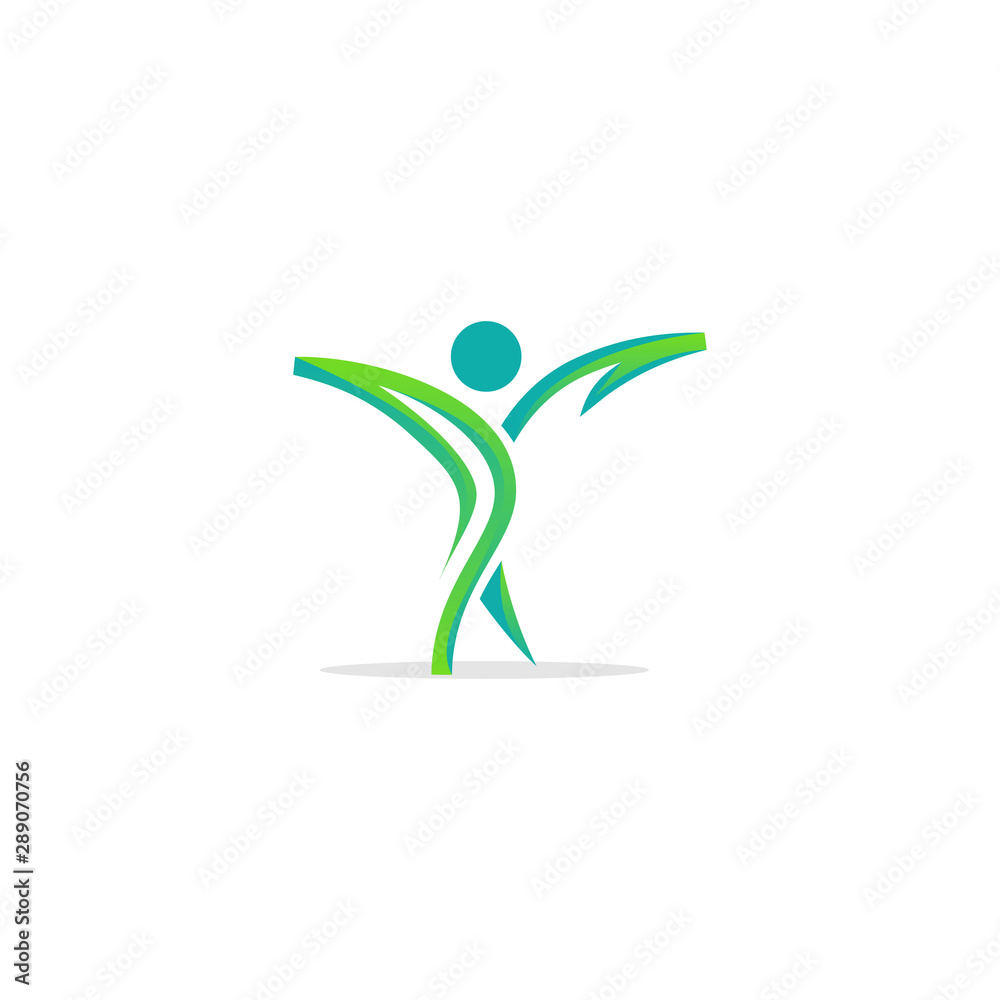 Human Care Simple Icon Logo Design Template Element Vector Human Care Simple Icon Logo Design Template Element Vector