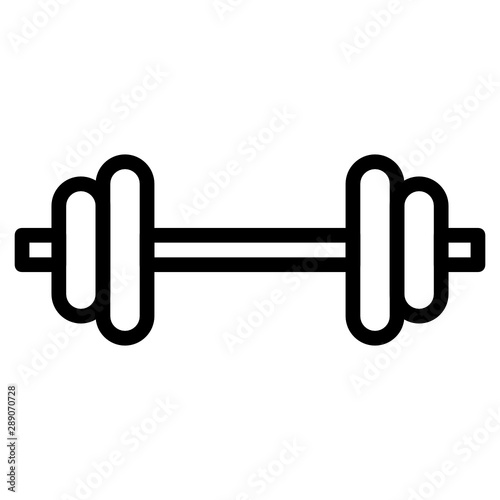 Dumbbell, equipment, exercise, fitness, gym, weight, work out Vector icon