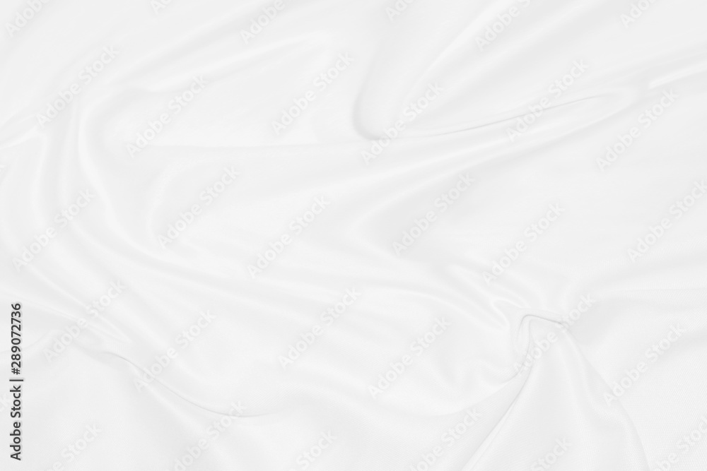 Fabric soft curve abstract modern fashion style white cloth textile background