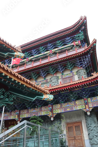 Monastère de Po Lin, île de Lantau à Hong Kong 