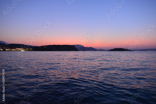 Sonnenuntergang Ägaisküste Almyrida / Kreta photo