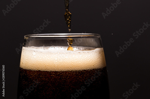 Wallpaper Mural drink in a glass with ice on a white background Torontodigital.ca