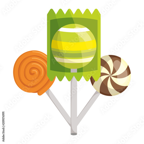 Sweet and delicious candies design