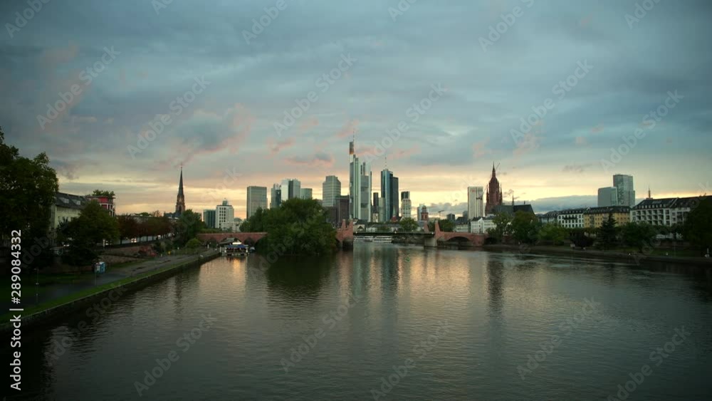 August 10, 2019. Summer Afternoon in the City of Frankfurt am Main Darmstadt Germany. August 10, 2019. Summer Afternoon in the City of Frankfurt am Main Darmstadt Germany.