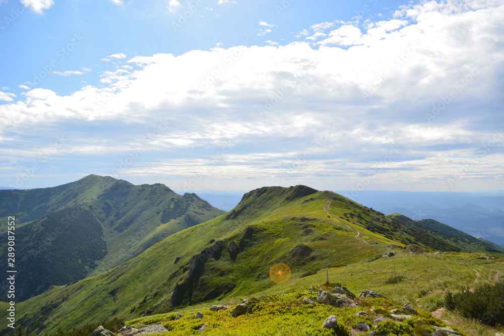 Fototapeta premium Mountain range National park Mala Fatra, Slovakia