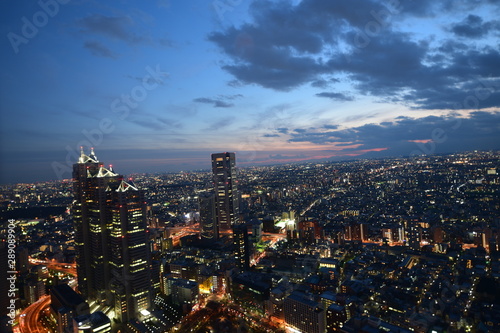 都庁から見える夜景
