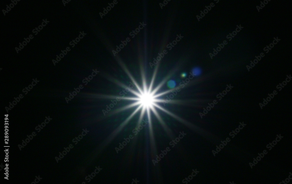 Flash light ray Black background using Layers mode Screen