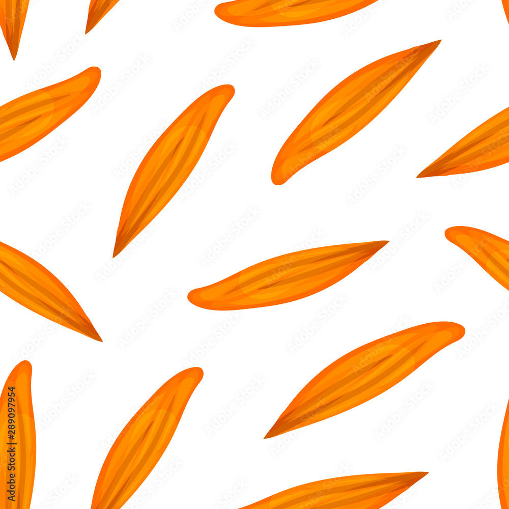Fototapeta premium Autumn leaves seamless pattern.