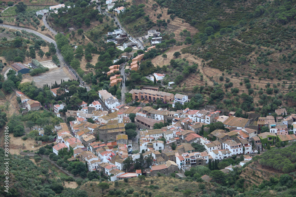 View on the traditional village in Costa Brava, Spain