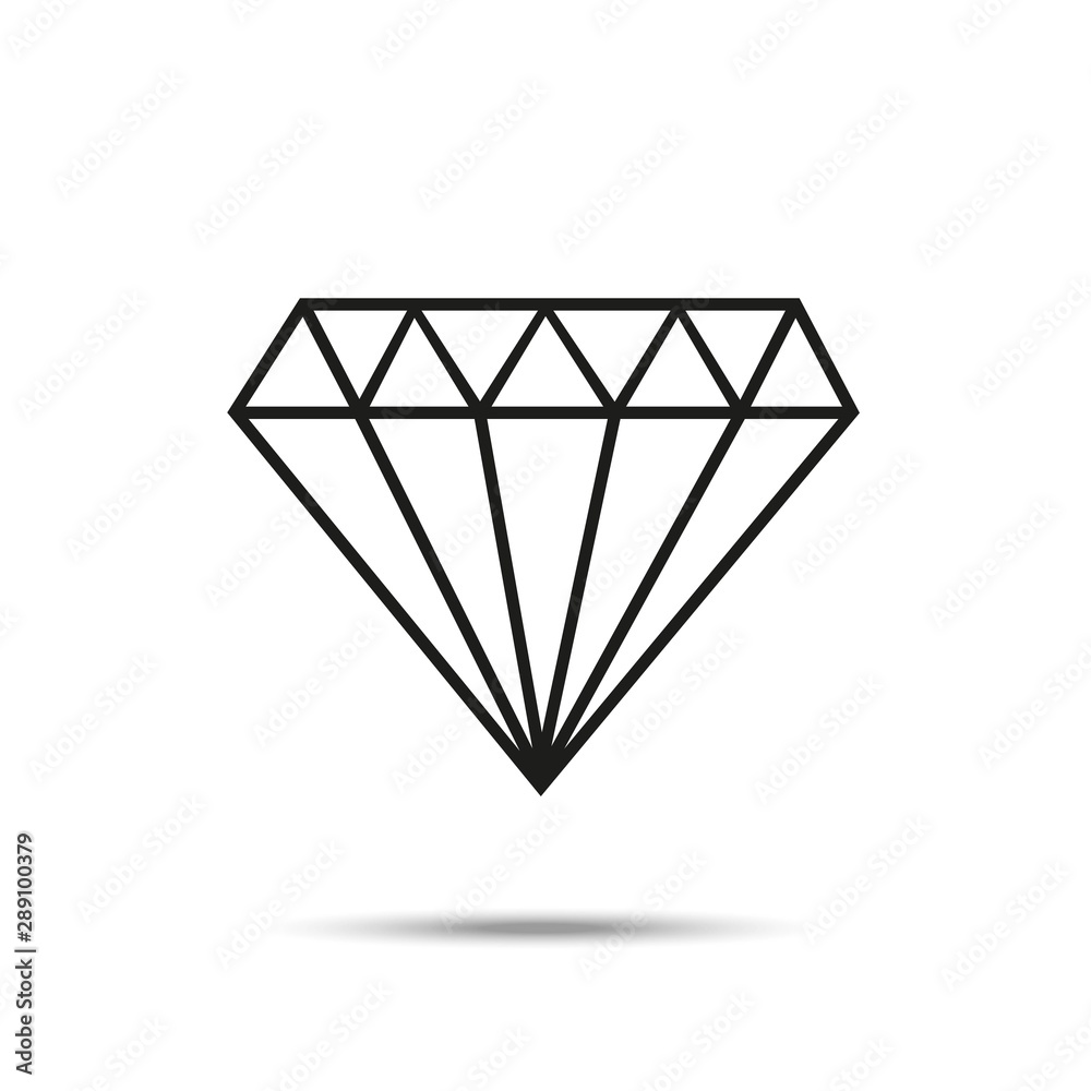 Diamond icon vector illustration Diamond icon vector illustration