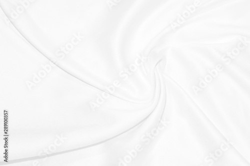 Fabric wave curve abstract modern fashion style white cloth textile background