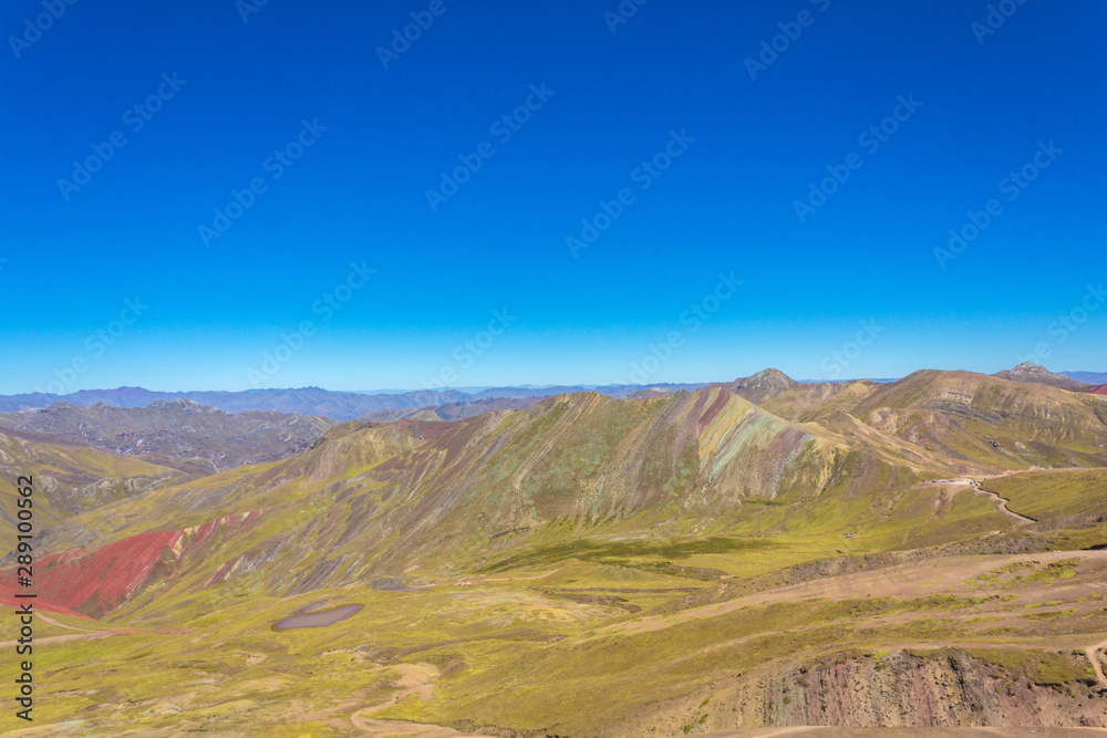 Fototapeta premium Rainbow Mountain Mountains of the 7 colors, Peru.
