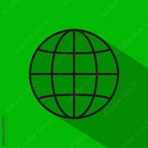 Global icon vector