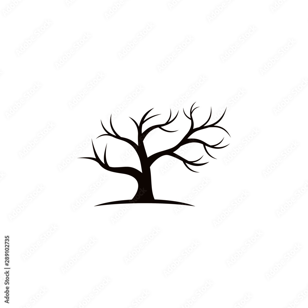 Obraz premium Tree vector icon. logo design elements.