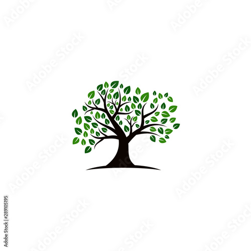 Tree vector icon. logo design elements.