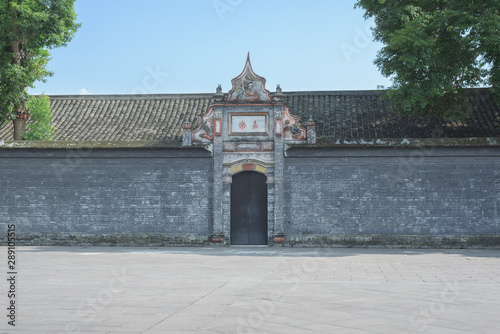 A traditional Chinese building in Anren Ancient Town in Chengdu,Sichuan province,China.
