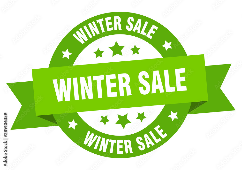 winter sale ribbon. winter sale round green sign. winter sale winter sale ribbon. winter sale round green sign. winter sale