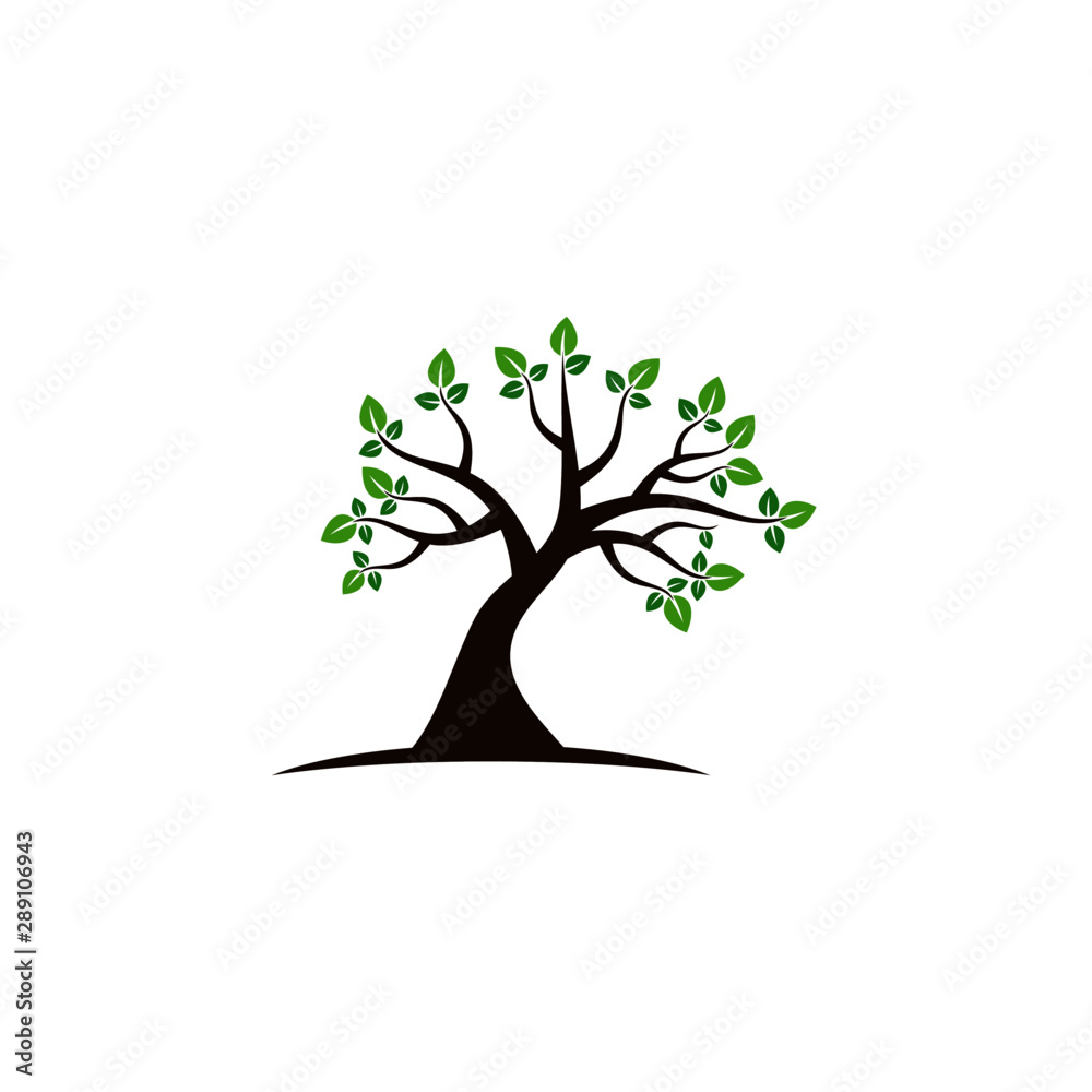 Tree vector icon. logo design elements. Tree vector icon. logo design elements.