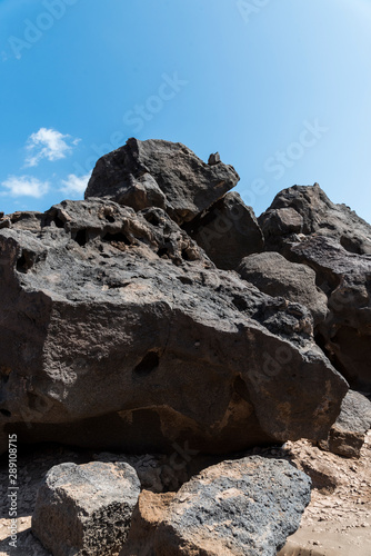 Volcanic rock near Lac Assal, Djibouti East Africa