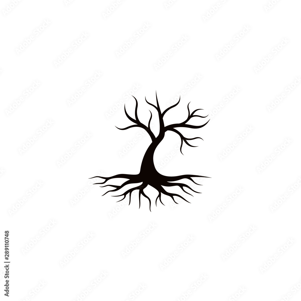 Obraz premium Tree vector icon. logo design elements.