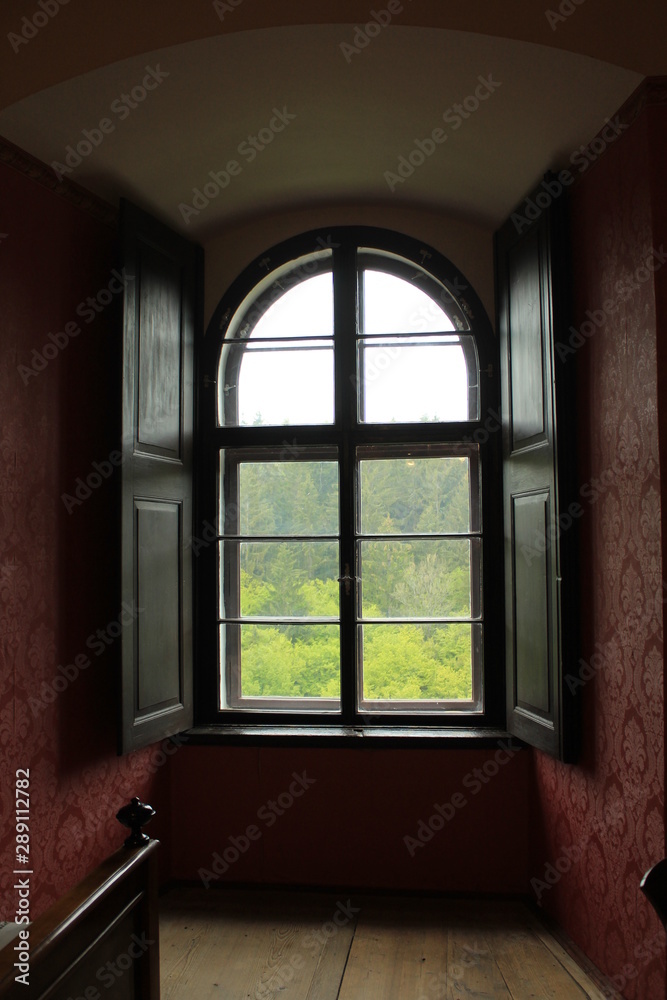 window in an old house